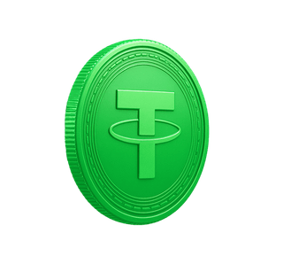 Decorative cryptocurrency price analytics widget element
